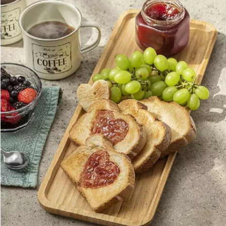 Bandejas de Bambu Retangular (KIT COM 3 UNIDADES)