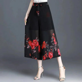 Calça Saia Floral / Estilo e Versatilidade!