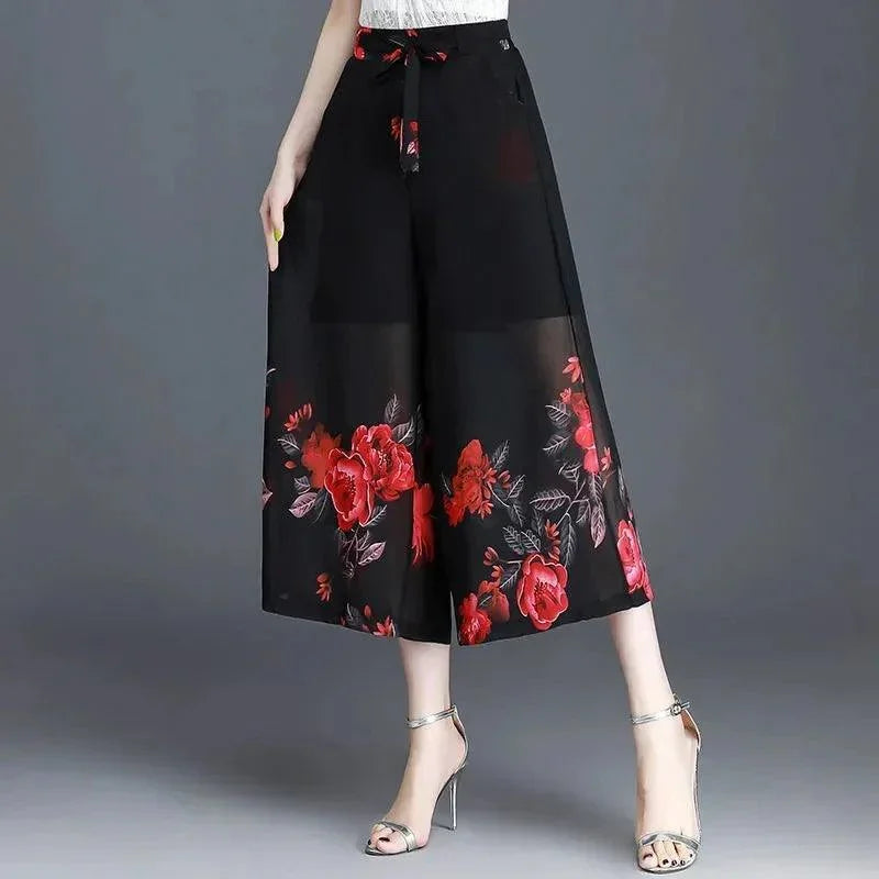 Calça Saia Floral / Estilo e Versatilidade!