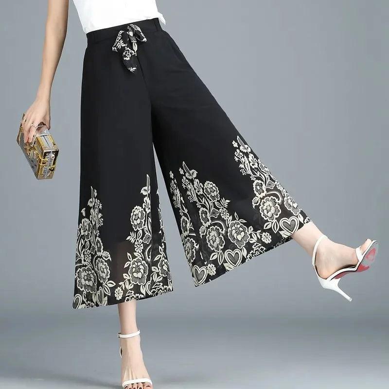 Calça Saia Floral / Estilo e Versatilidade!
