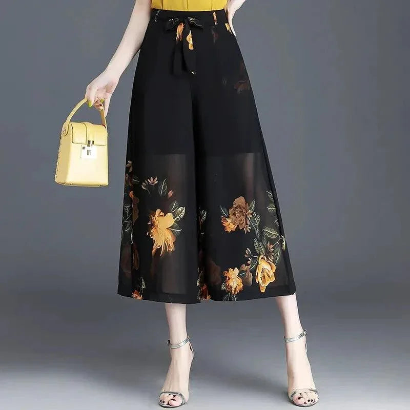 Calça Saia Floral / Estilo e Versatilidade!