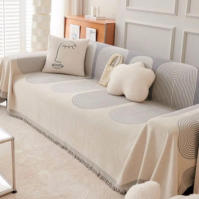 Capas de Sofá Europeia / Eleve o Nível da Sua Sala com Elegância e Estilo