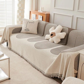 Capas de Sofá Europeia / Eleve o Nível da Sua Sala com Elegância e Estilo