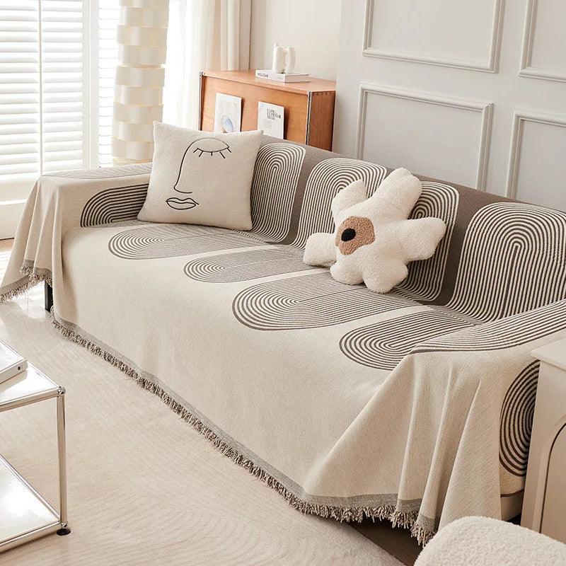 Capas de Sofá Europeia / Eleve o Nível da Sua Sala com Elegância e Estilo