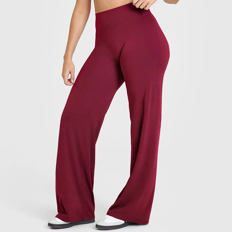 Calça Legging Boca de Sino com Efeito Empina Bumbum