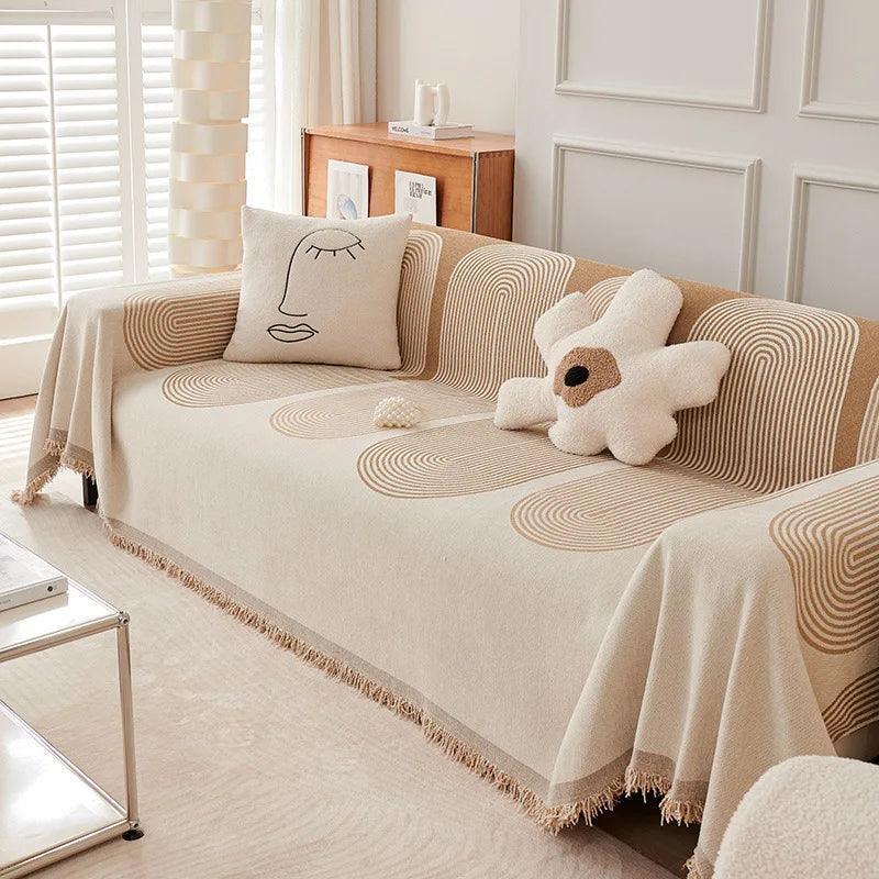 Capas de Sofá Europeia / Eleve o Nível da Sua Sala com Elegância e Estilo
