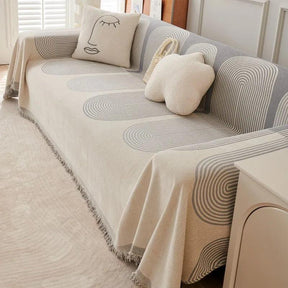 Capas de Sofá Europeia / Eleve o Nível da Sua Sala com Elegância e Estilo