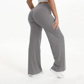Calça Legging Boca de Sino com Efeito Empina Bumbum