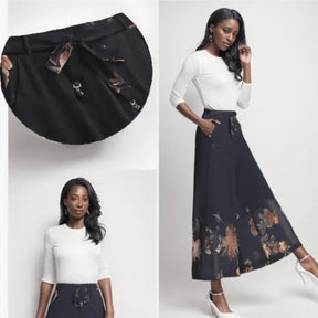 Calça Saia Floral / Estilo e Versatilidade!