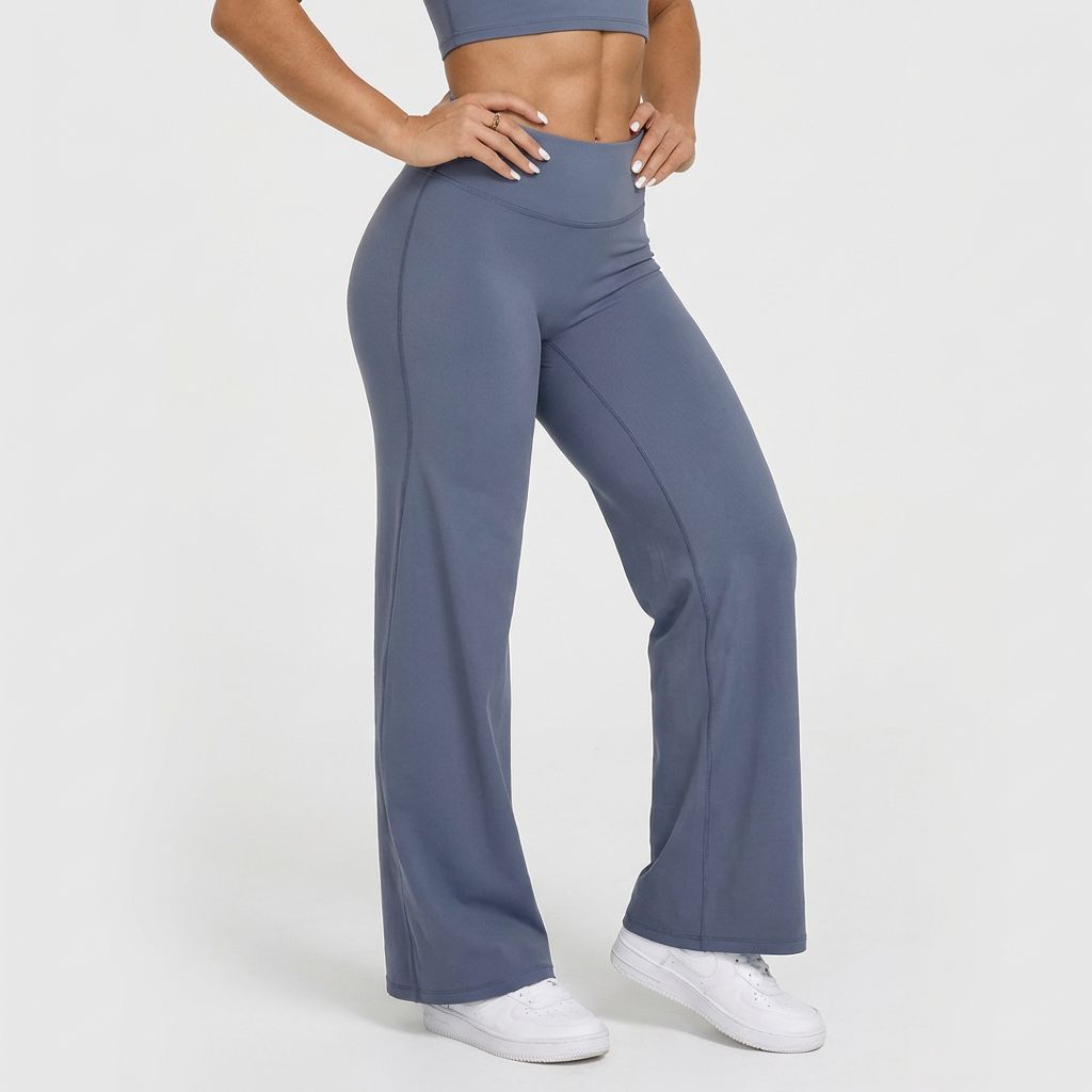 Calça Legging Boca de Sino com Efeito Empina Bumbum