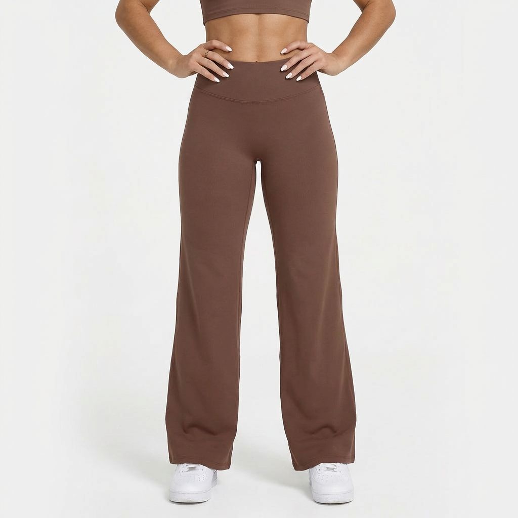 Calça Legging Boca de Sino com Efeito Empina Bumbum