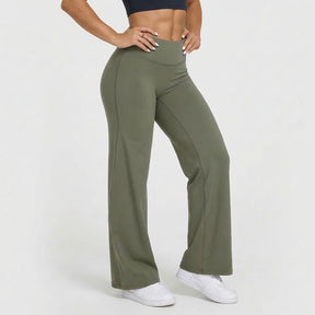 Calça Legging Boca de Sino com Efeito Empina Bumbum