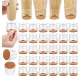 (Kit com 16 unidades) Protetores de Silicone Flexíveis para Pés de Móveis  - Antirruído, Antiderrapante e Proteção para Pisos