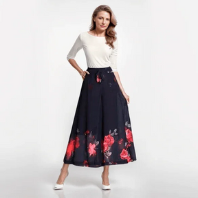 Calça Saia Floral / Estilo e Versatilidade!