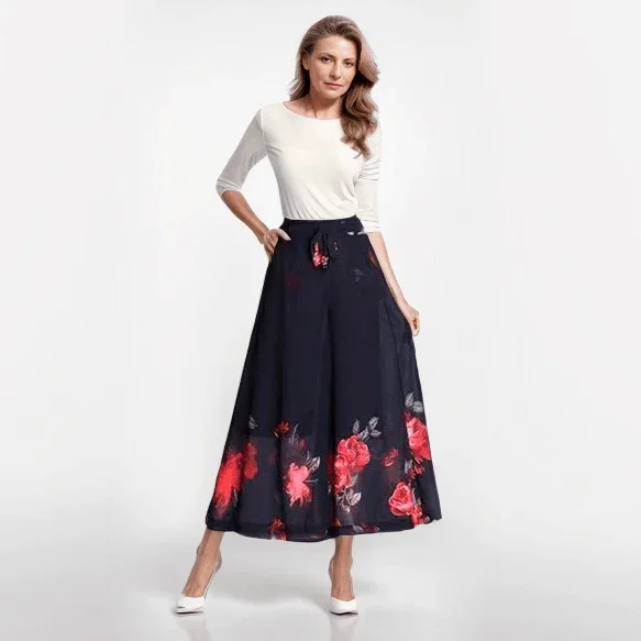 Calça Saia Floral / Estilo e Versatilidade!