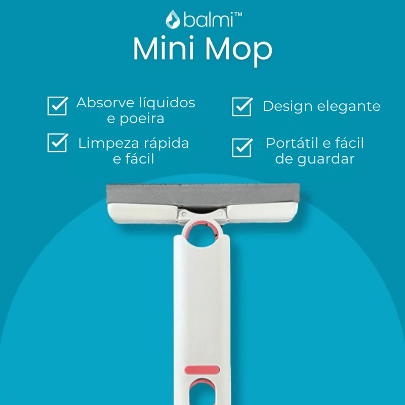 Balmi Mini Rodo Mágico - Portátil Auto Limpeza Express Limpa Tudo - Compre 1 Leve 2