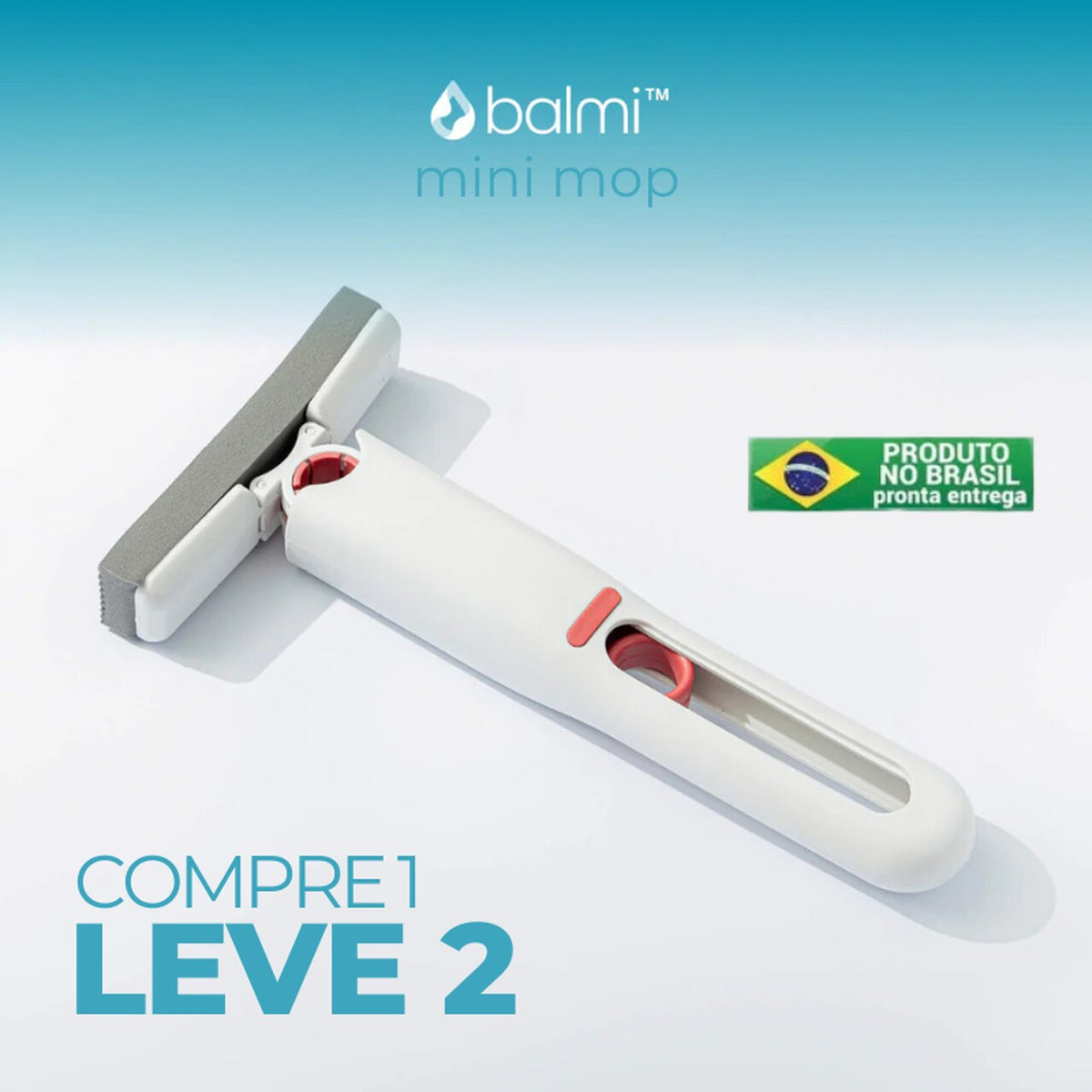 Balmi Mini Rodo Mágico - Portátil Auto Limpeza Express Limpa Tudo - Compre 1 Leve 2